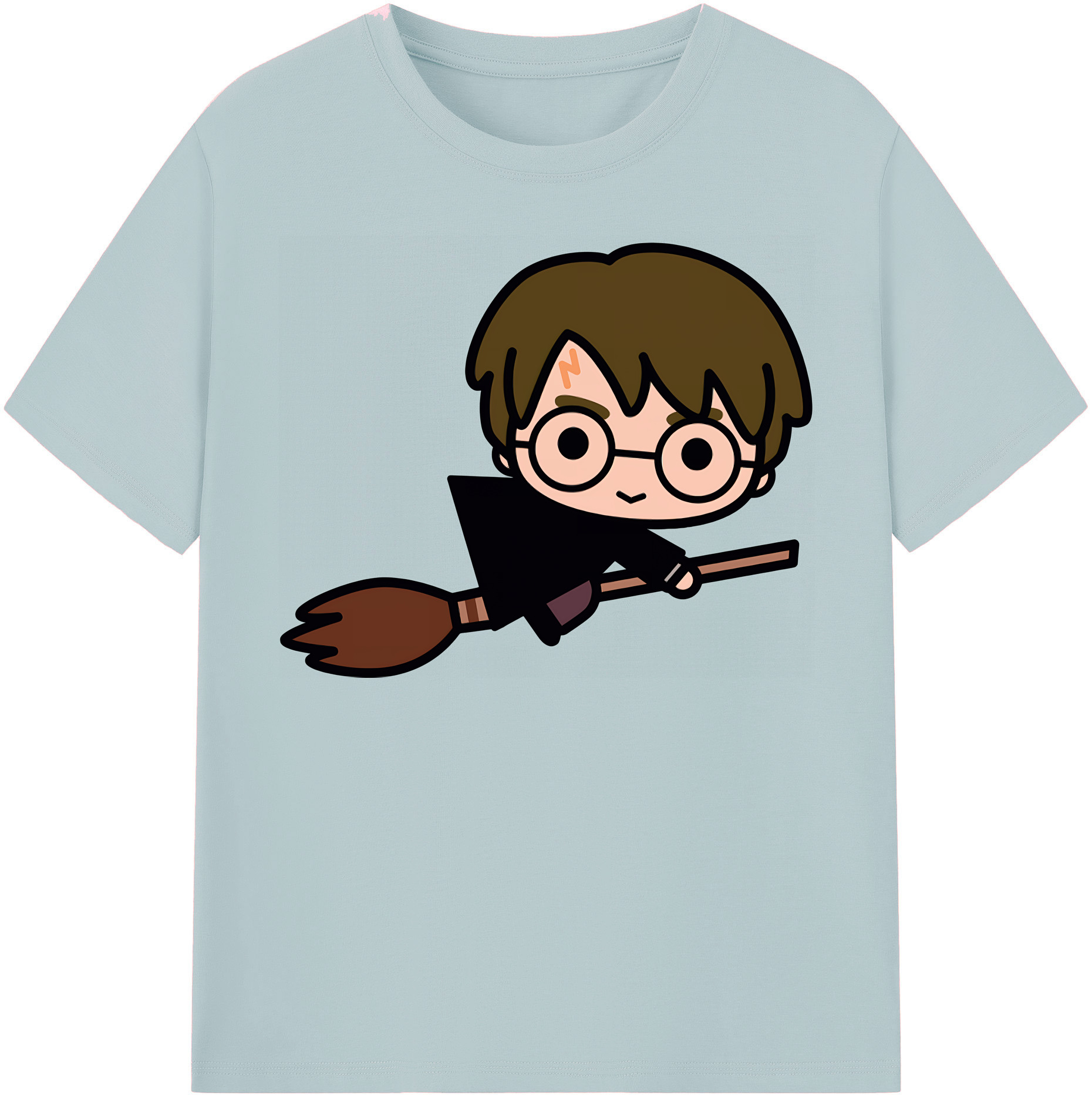 （画像用） Harry Potter ハリー・ポッターシリーズ 綿100％半袖Tシャツ（フロントプリント）